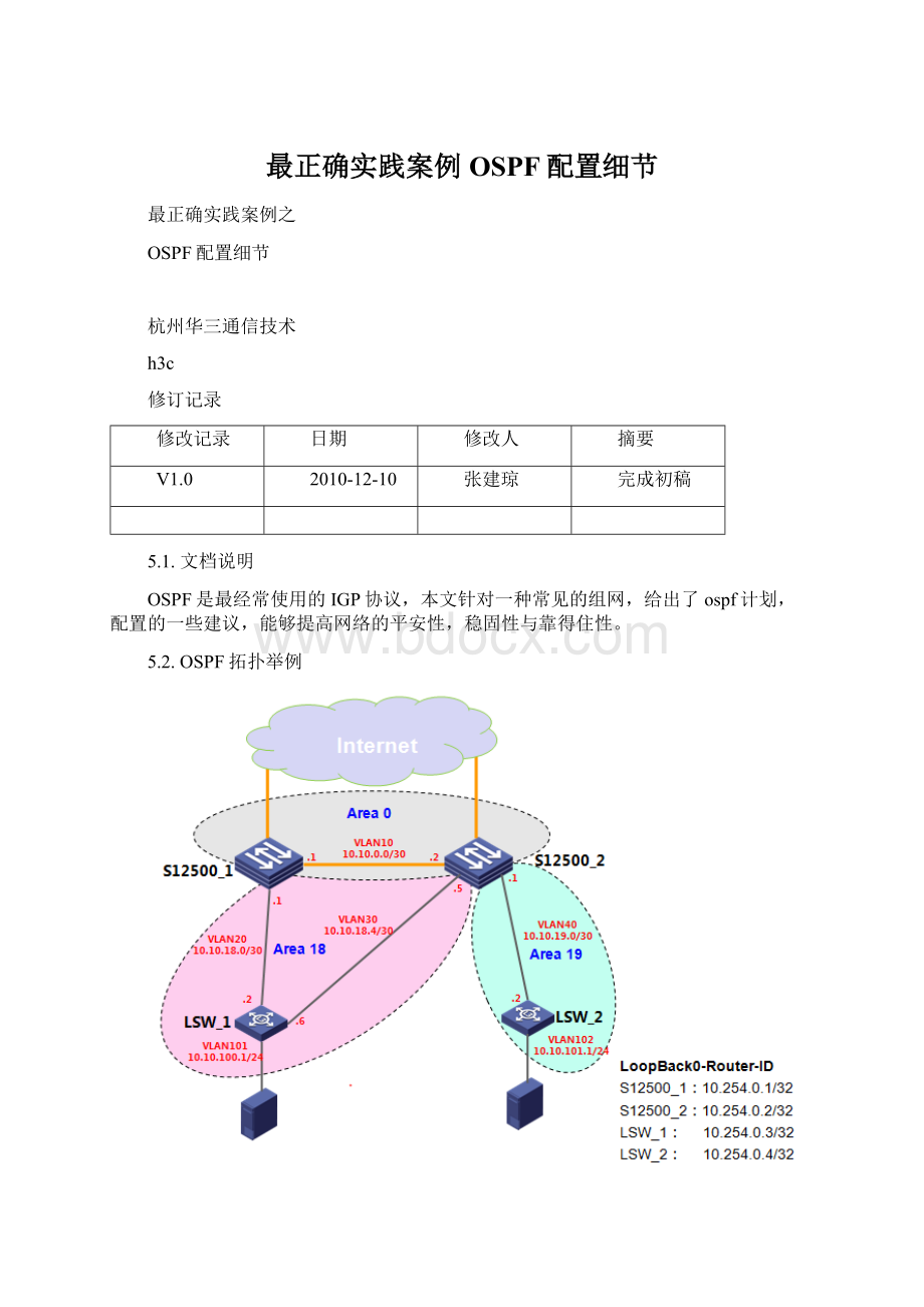 最正确实践案例OSPF配置细节.docx_第1页