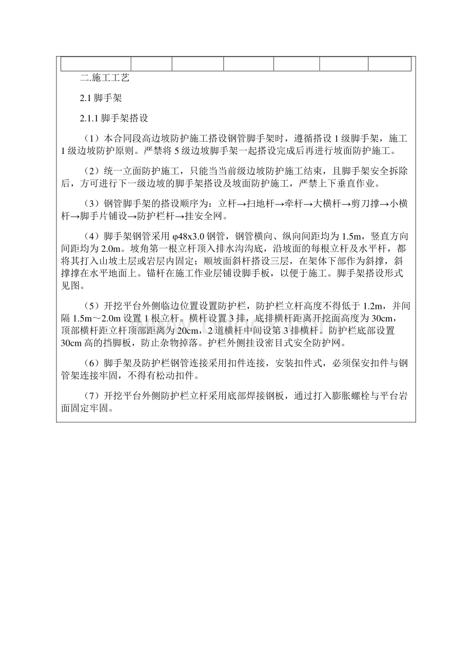 高边坡防护安全技术交底.docx_第3页