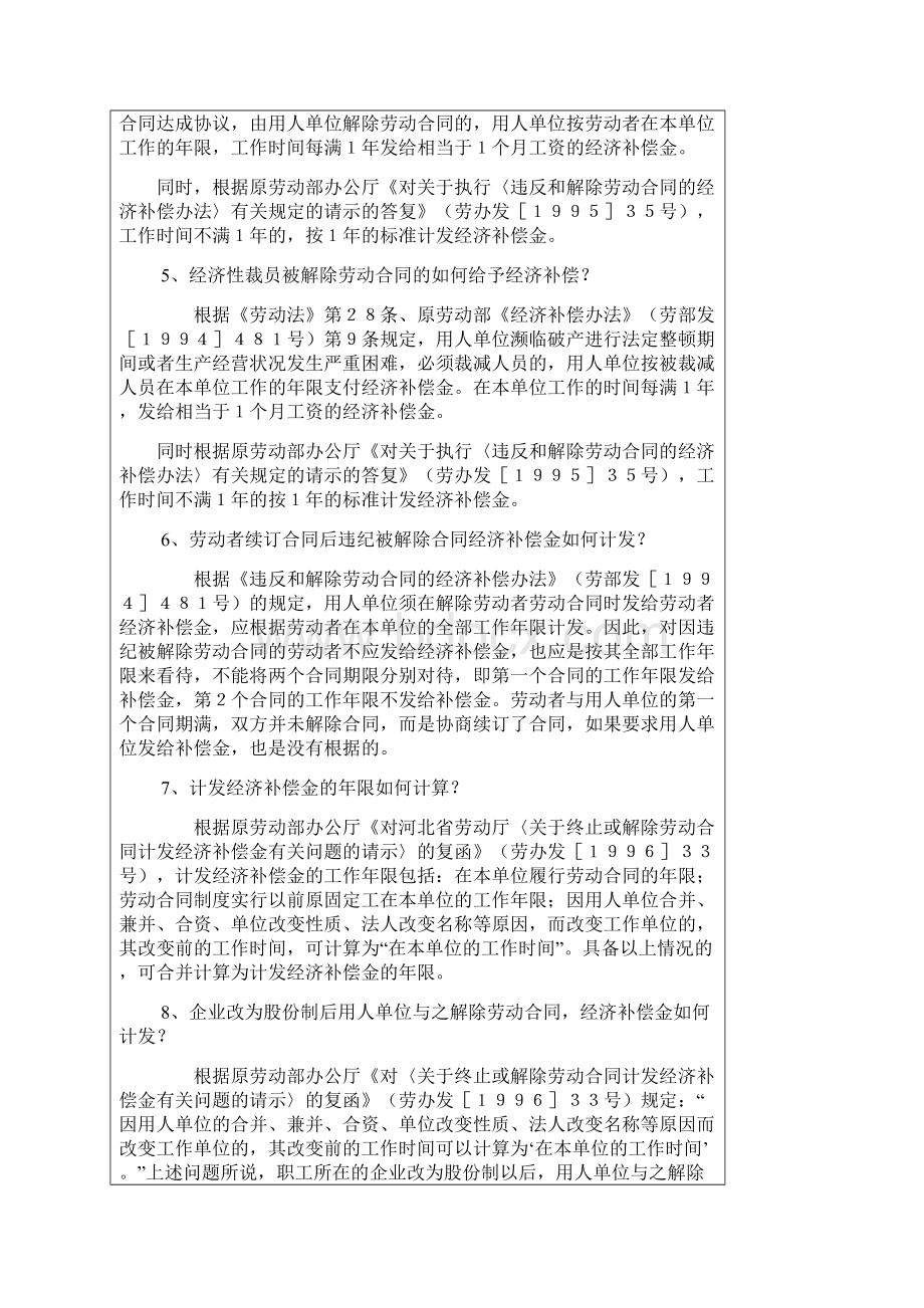 解除劳动关系的规定和问答.docx_第2页