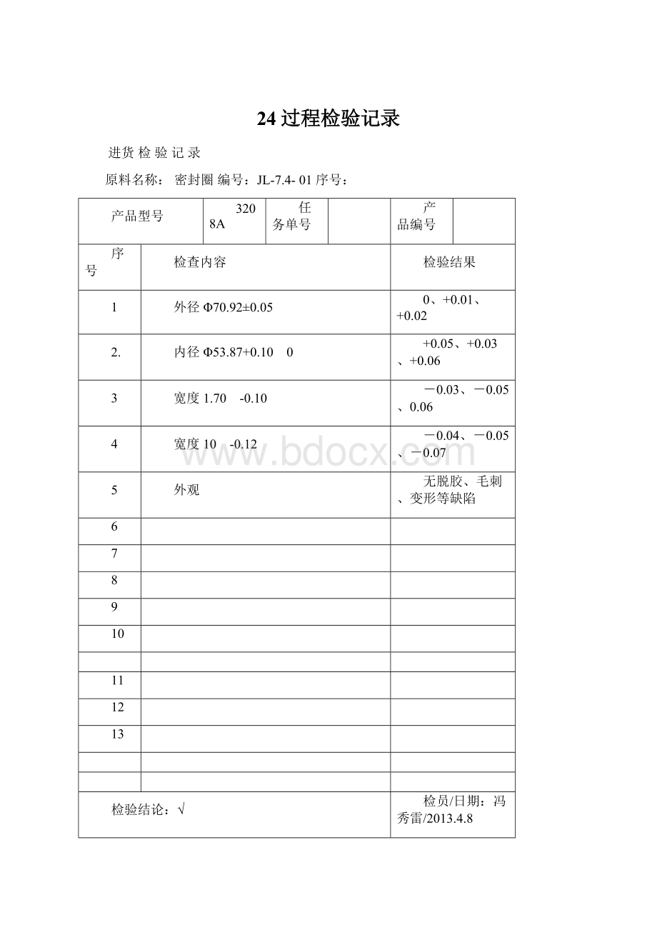 24过程检验记录.docx