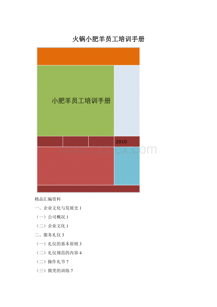 火锅小肥羊员工培训手册.docx