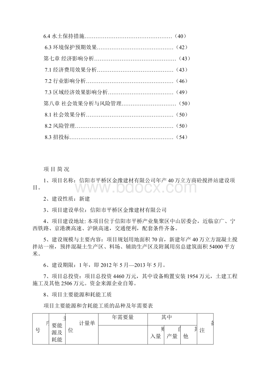 商砼搅拌站项目开发申报资料Word文件下载.docx_第2页