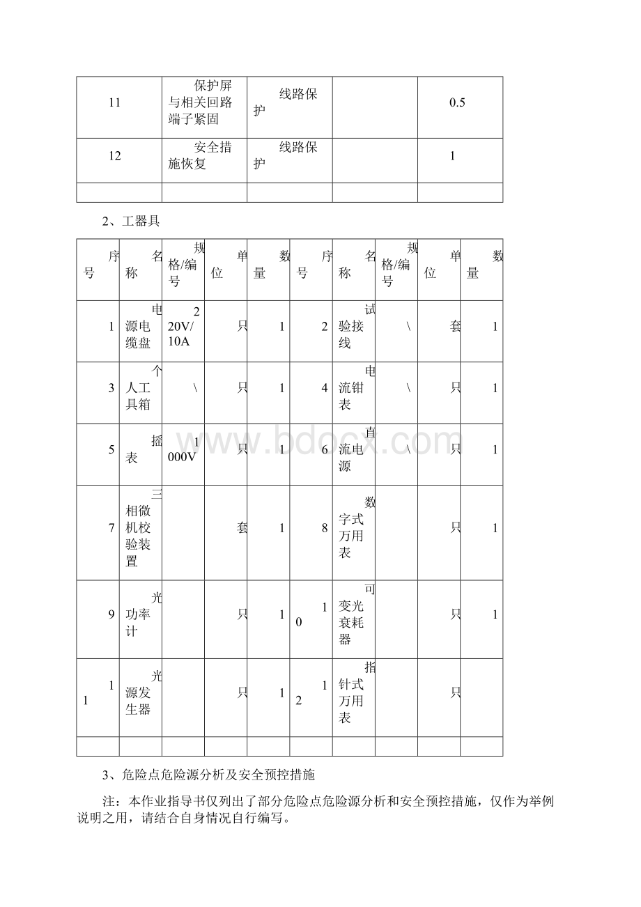 110kV线路保护全检标准化作业指导书范本.docx_第3页