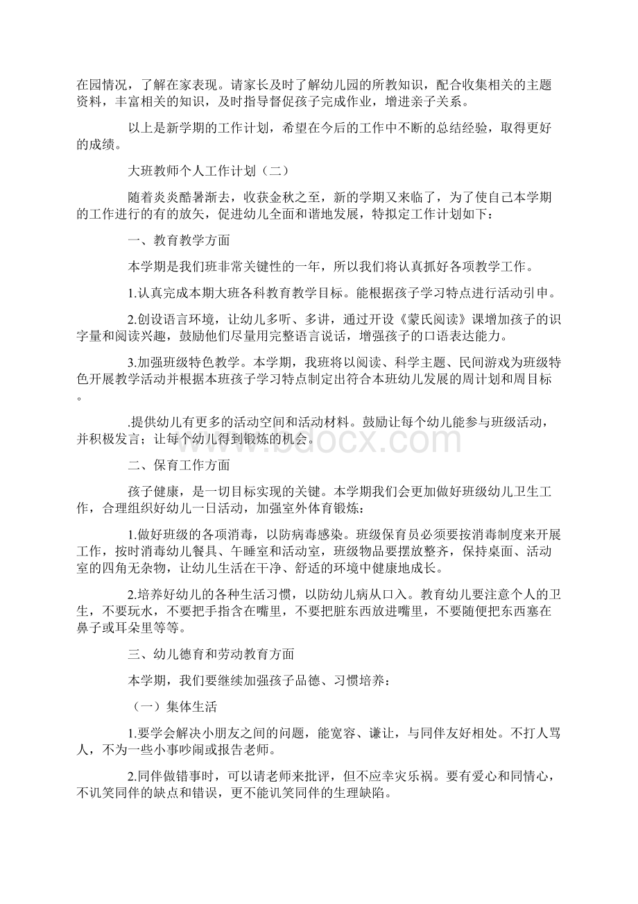 大班教师个人工作计划.docx_第2页