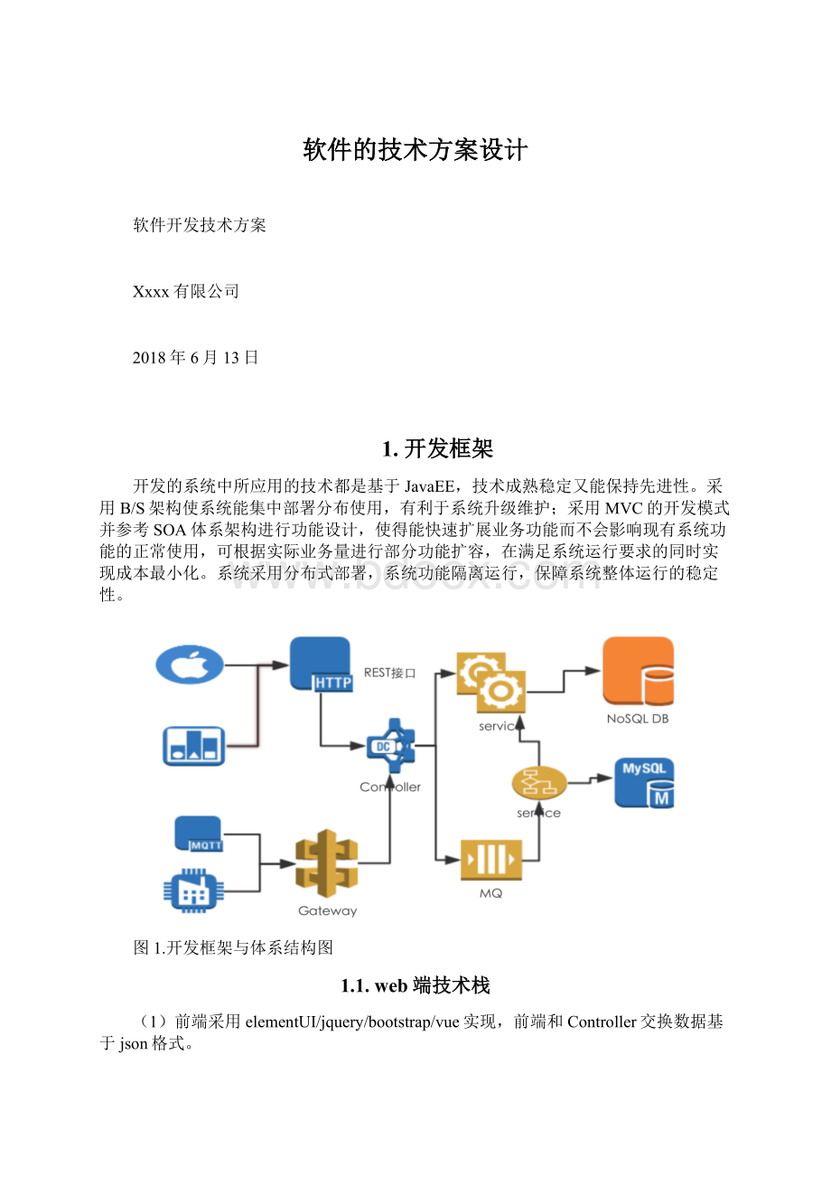 软件的技术方案设计.docx_第1页