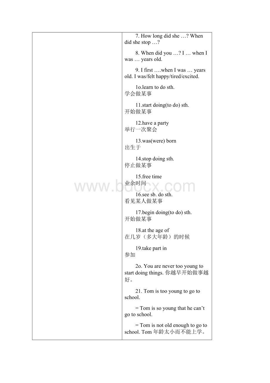 中考英语复习课本知识整理八年级上 Unit9.docx_第3页