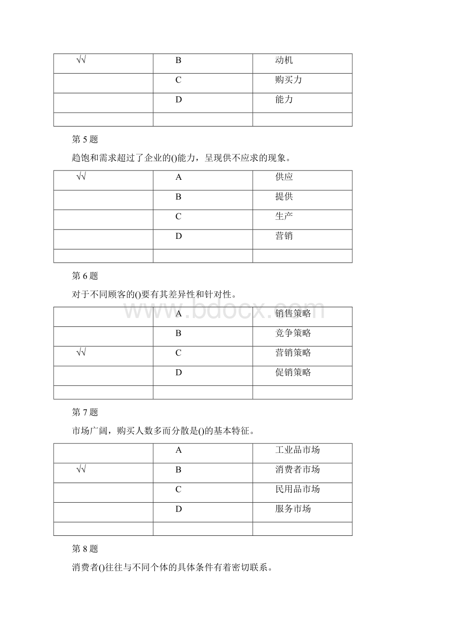 南大远程教育市场营销试题库总结Word文档格式.docx_第2页