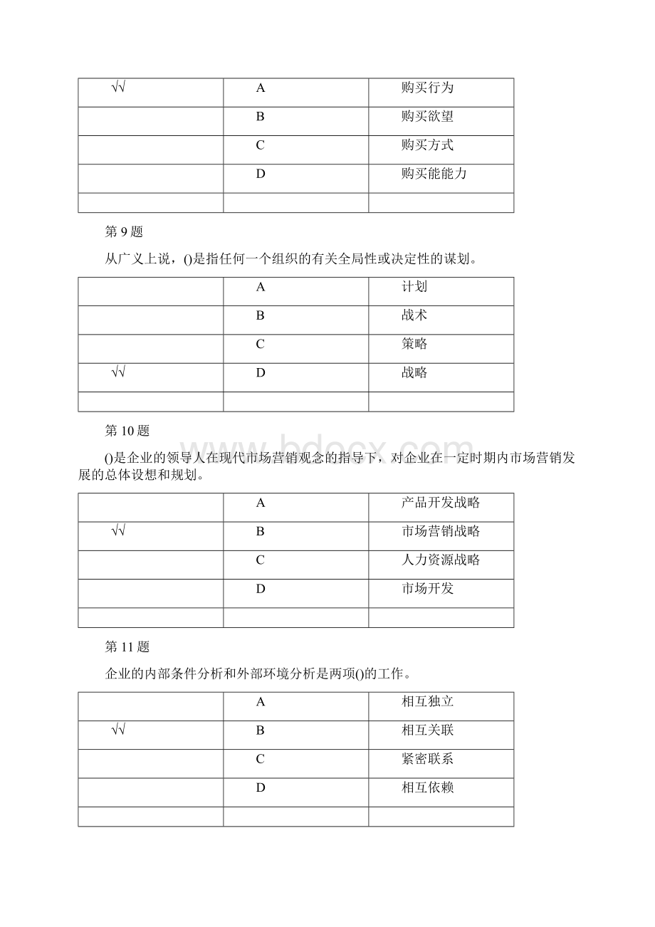 南大远程教育市场营销试题库总结Word文档格式.docx_第3页