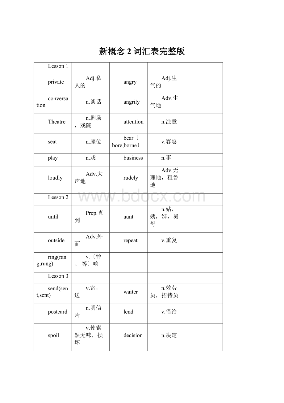 新概念2词汇表完整版.docx_第1页