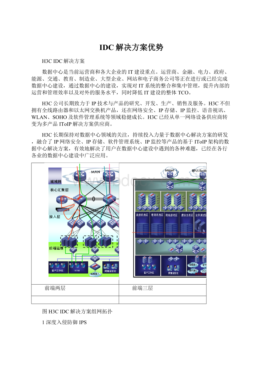 IDC解决方案优势文档格式.docx