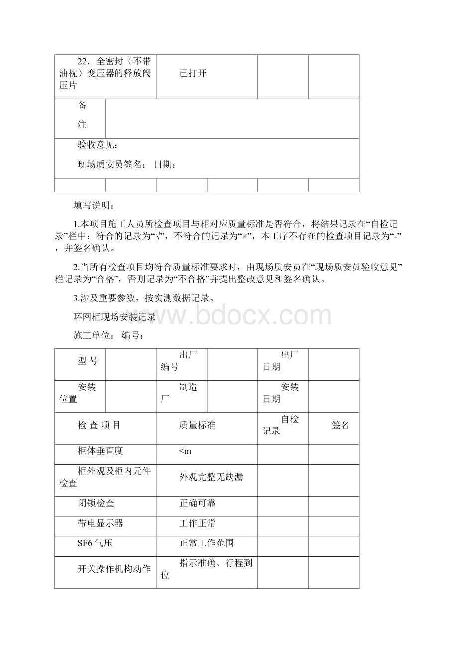 电气设备安装记录表.docx_第3页