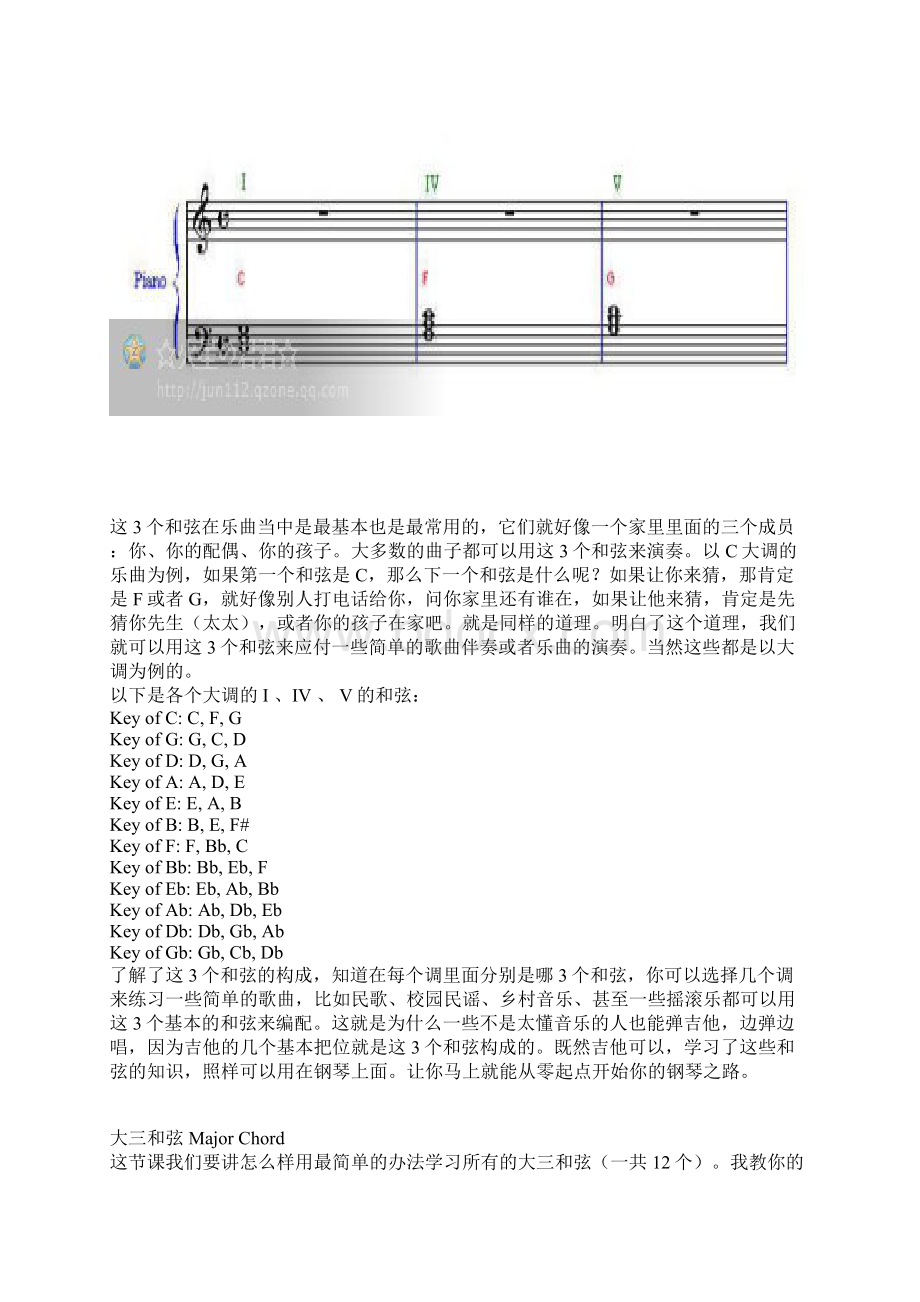 钢琴和弦学习法超全超简单Word格式.docx_第2页