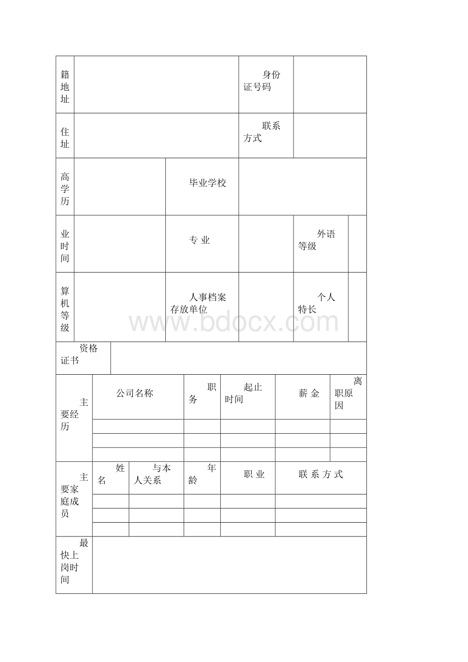 工作常用的20种表格.docx_第2页