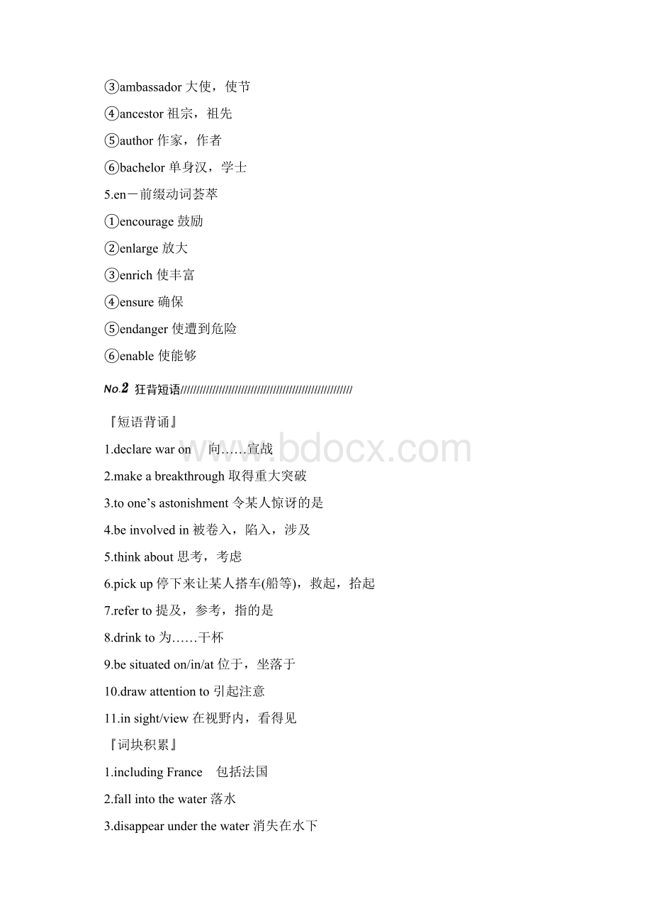 高考英语外研版教材知识梳理选修六 Module 6.docx_第3页