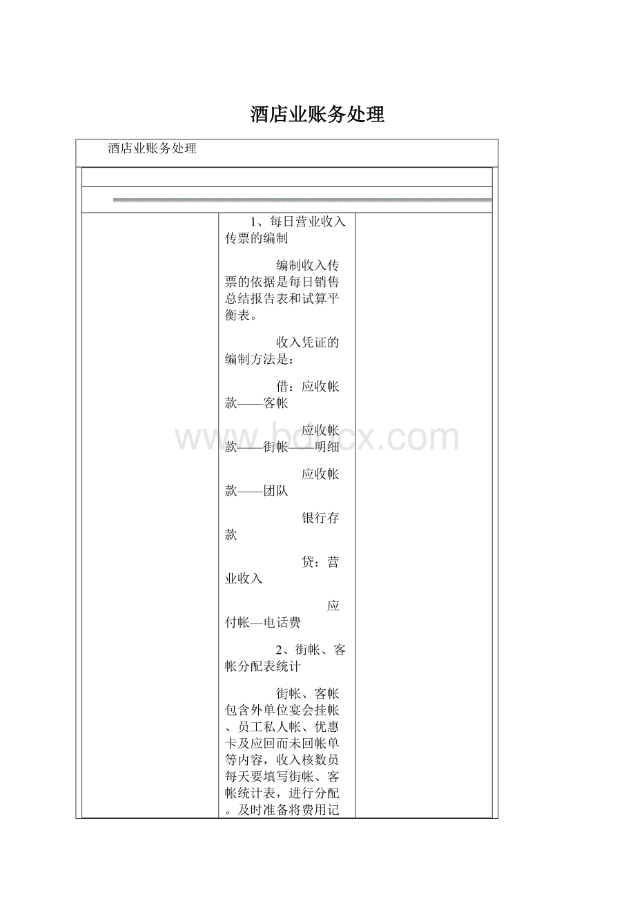 酒店业账务处理.docx