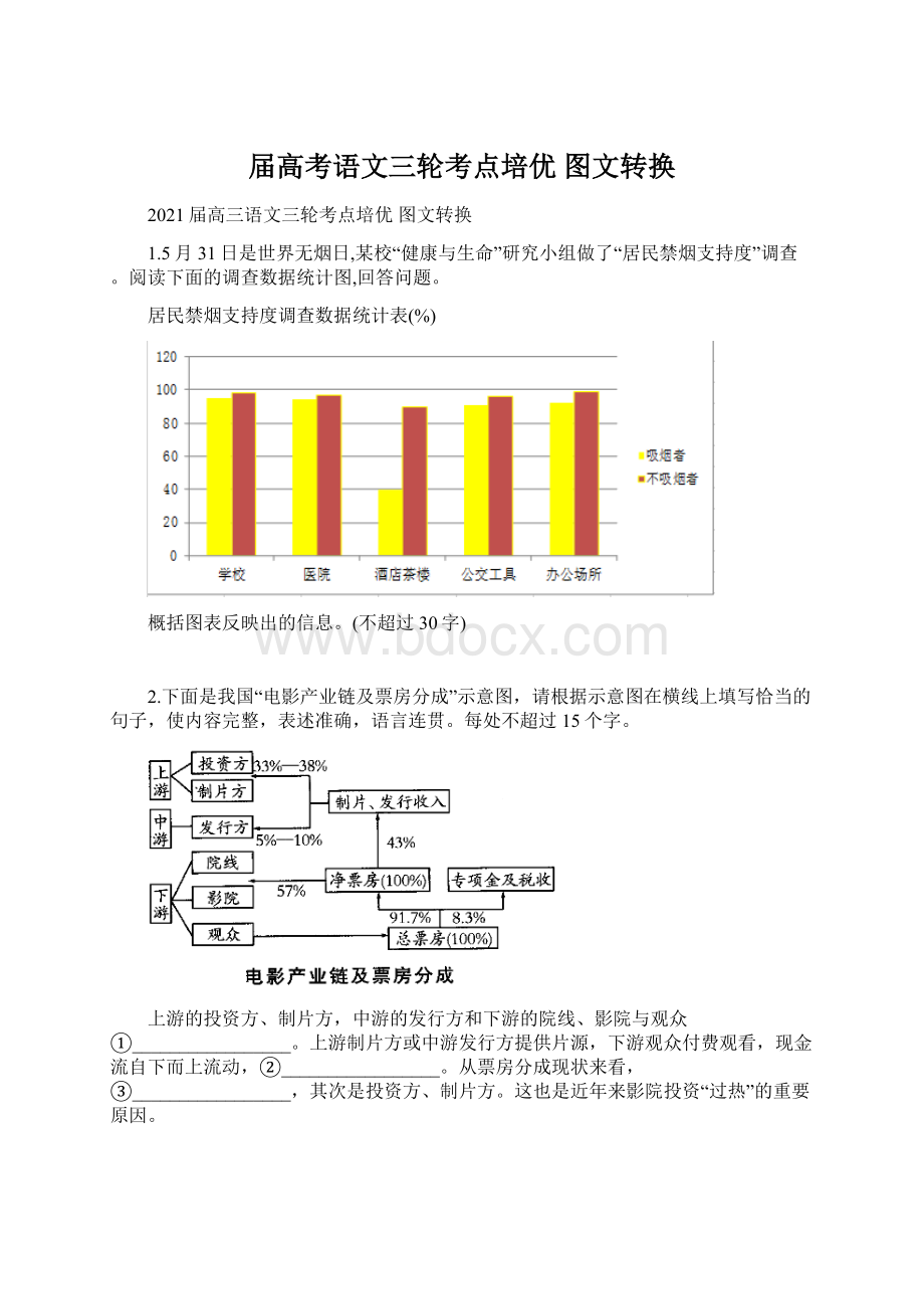 届高考语文三轮考点培优 图文转换Word格式.docx