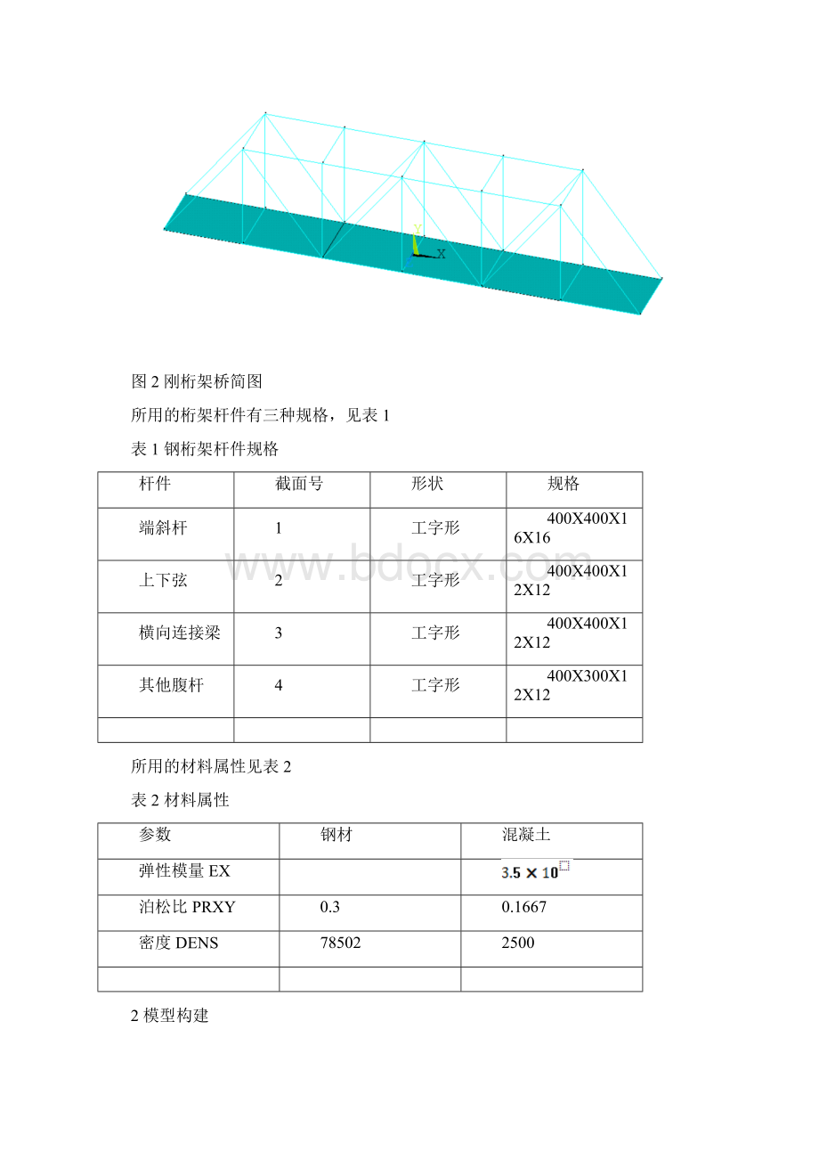 基于ANSYS钢桁架桥的静动力分析.docx_第2页