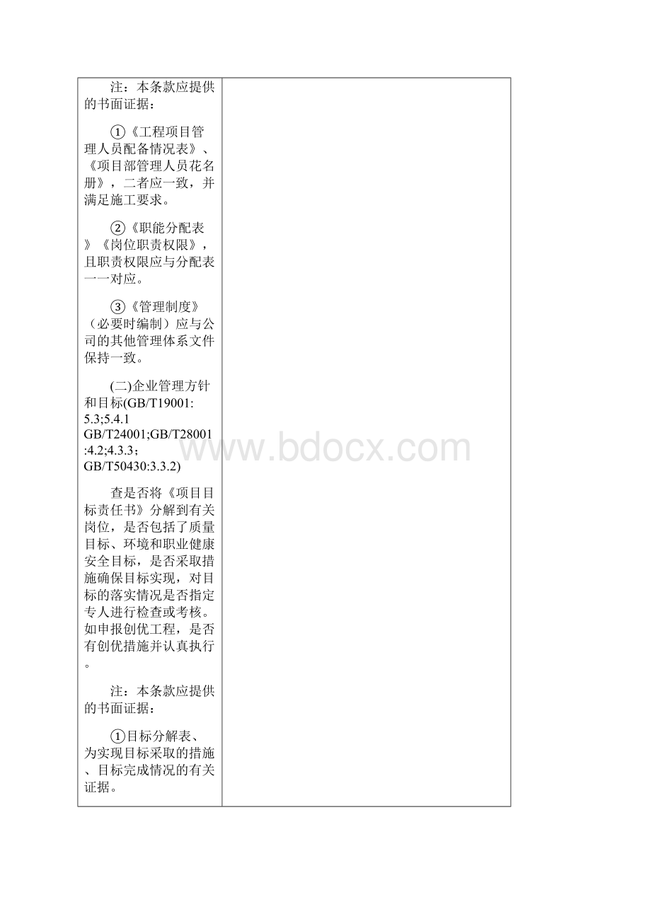 内部审核检查记录表环境职业健康安全.docx_第2页