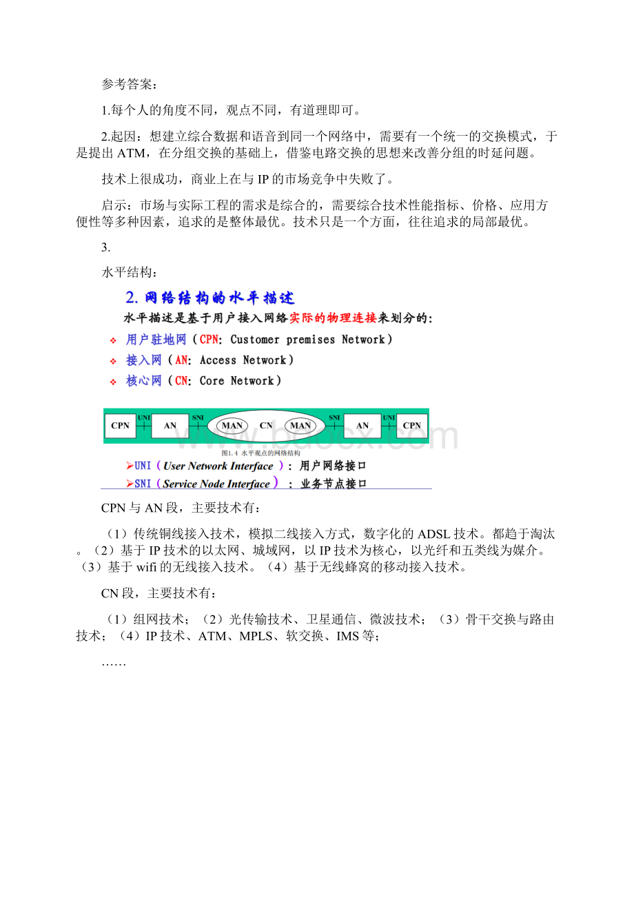 现代交换与网络作业参考答案.docx_第2页