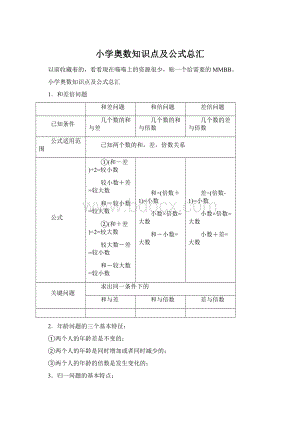 小学奥数知识点及公式总汇.docx