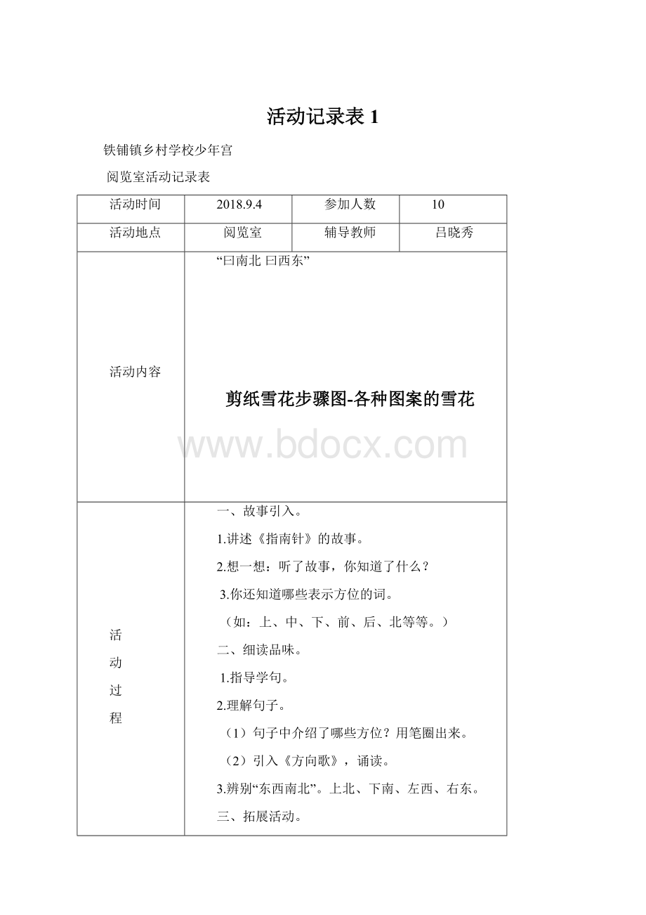 活动记录表1Word格式.docx_第1页