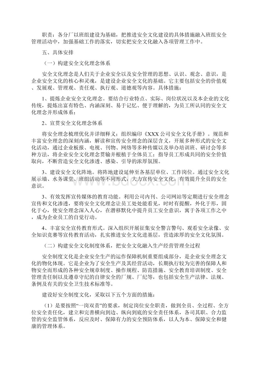 安全文化建设示范企业实施方案.docx_第3页