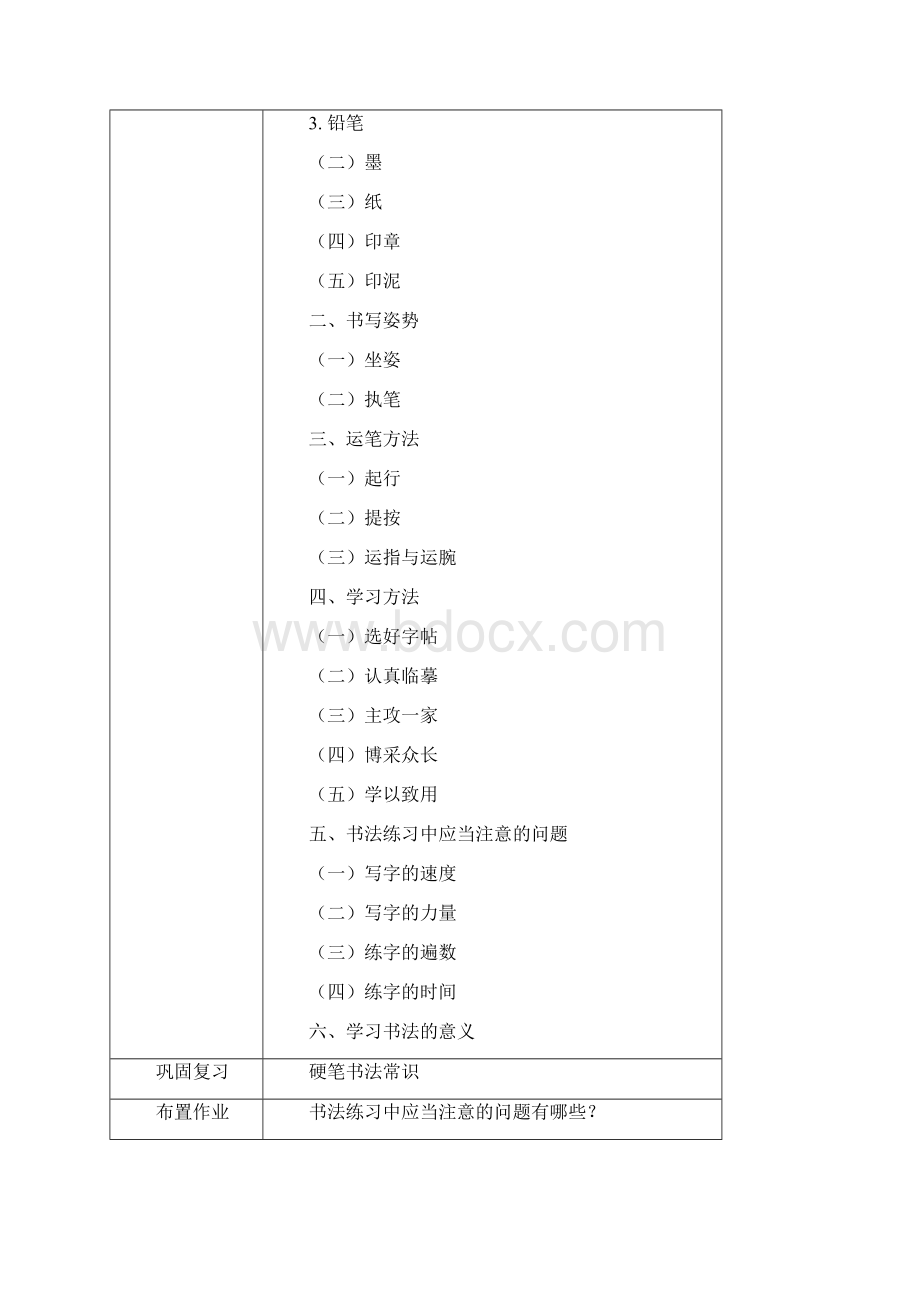 《学前教育书法教程》教学教案全.docx_第3页