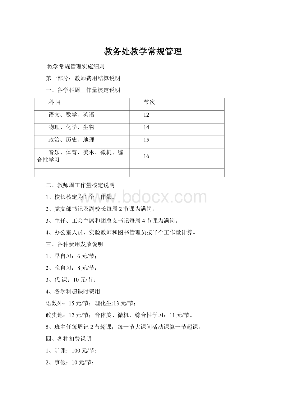 教务处教学常规管理文档格式.docx