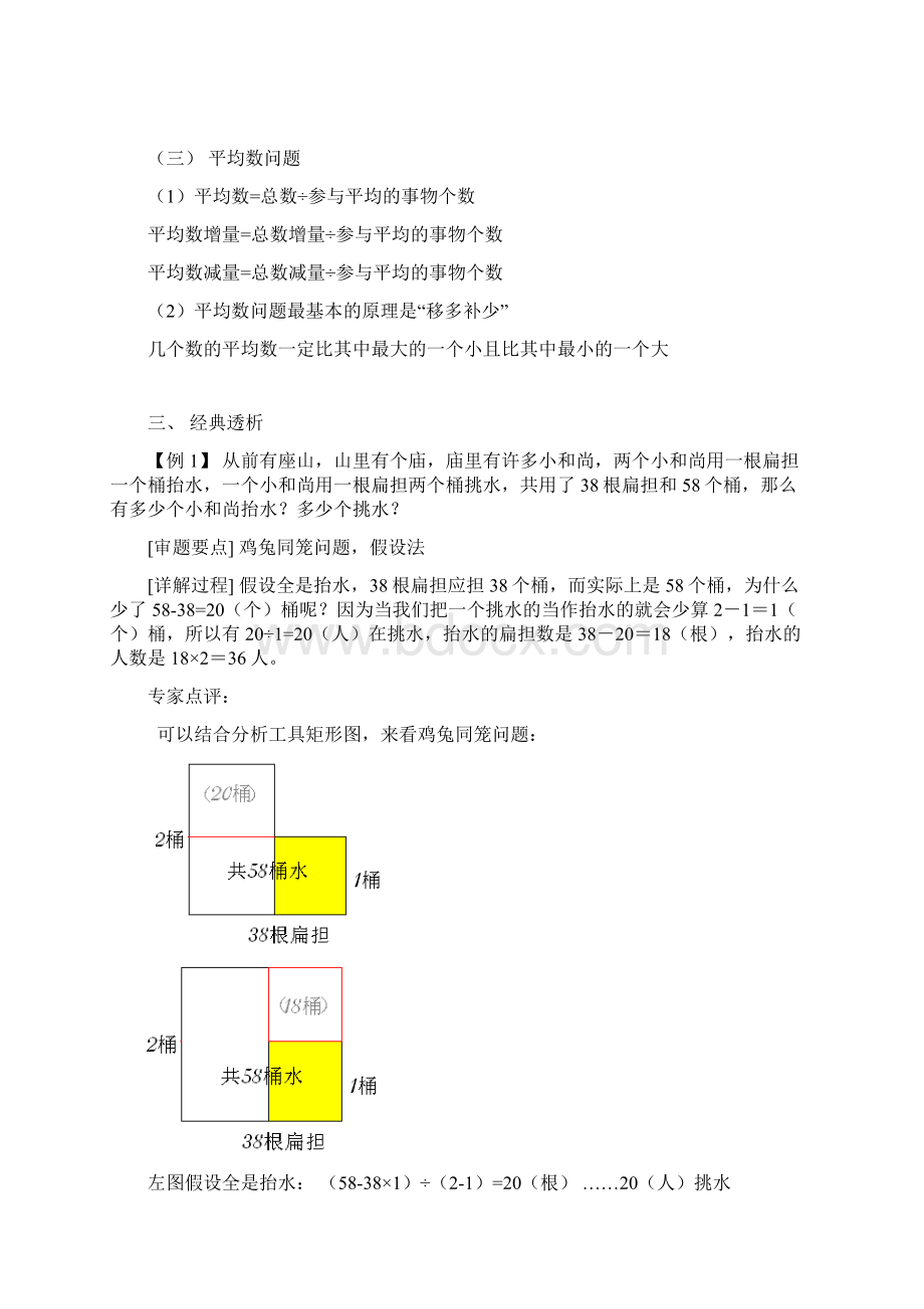 鸡兔同笼盈亏平均数问题含答案DOCWord文件下载.docx_第3页