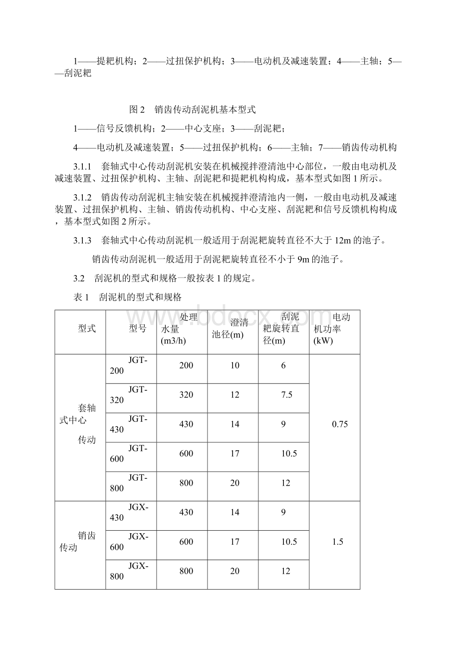 机械搅拌澄清池刮泥机CJT3391Word文件下载.docx_第2页