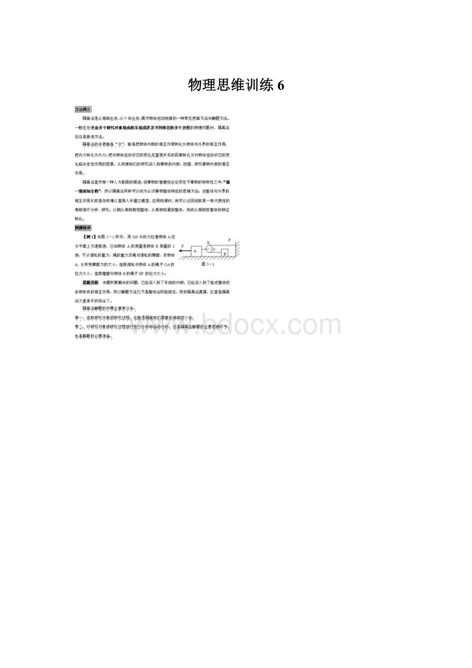 物理思维训练6.docx_第1页