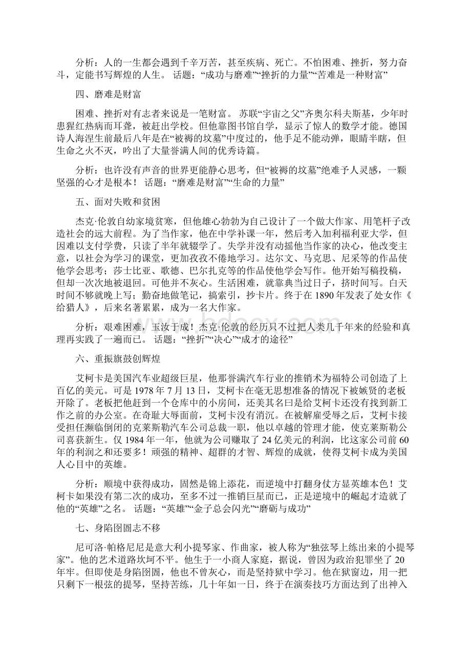 初中语文作文素材之名人事例大全Word文档格式.docx_第2页