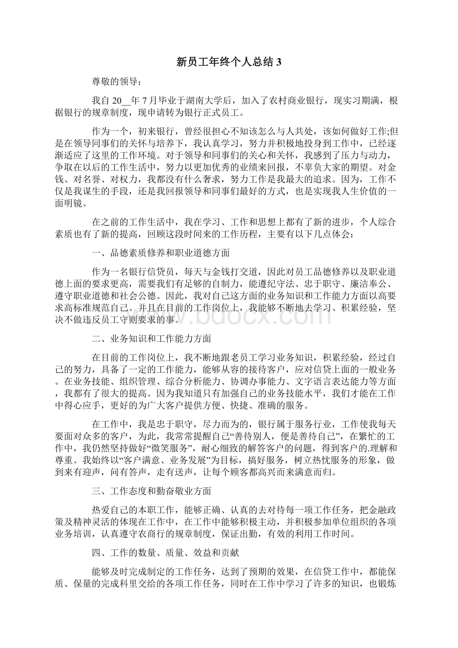 新员工年终个人总结.docx_第3页