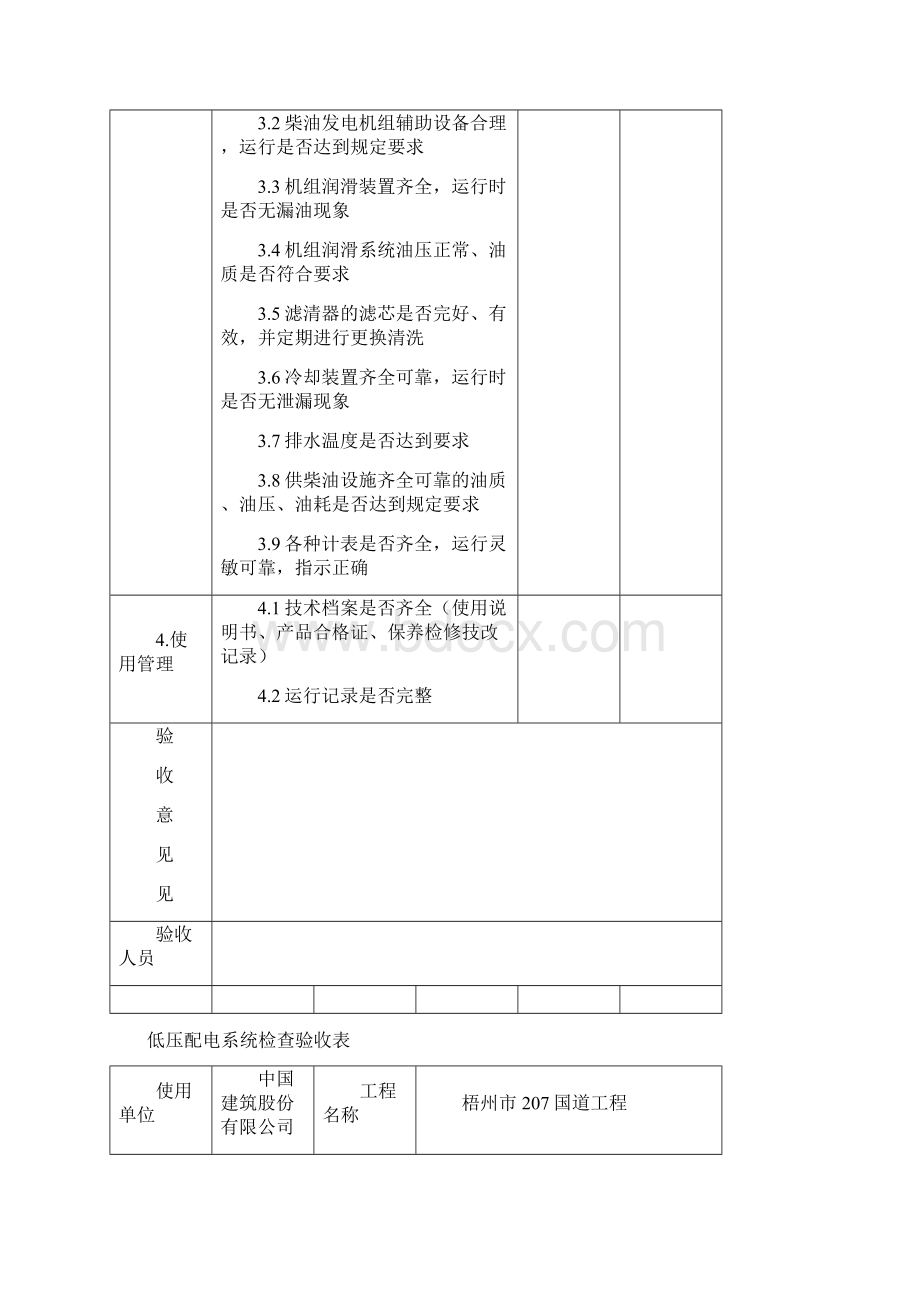 207机械设备检查验收表Word文件下载.docx_第2页