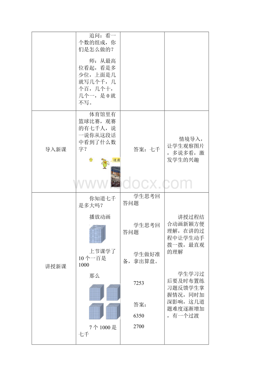 苏教版数学二年级下册认识千到一万的数及其写法 教学设计.docx_第3页