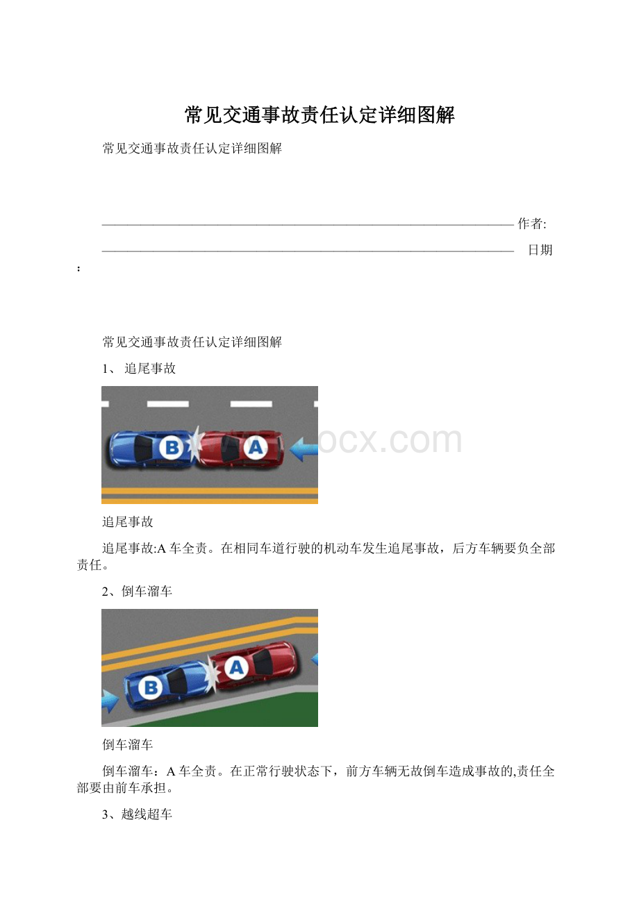 常见交通事故责任认定详细图解.docx_第1页