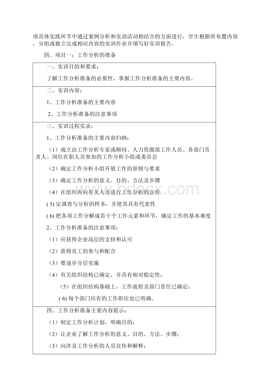 工作分析实训Word格式.docx_第2页