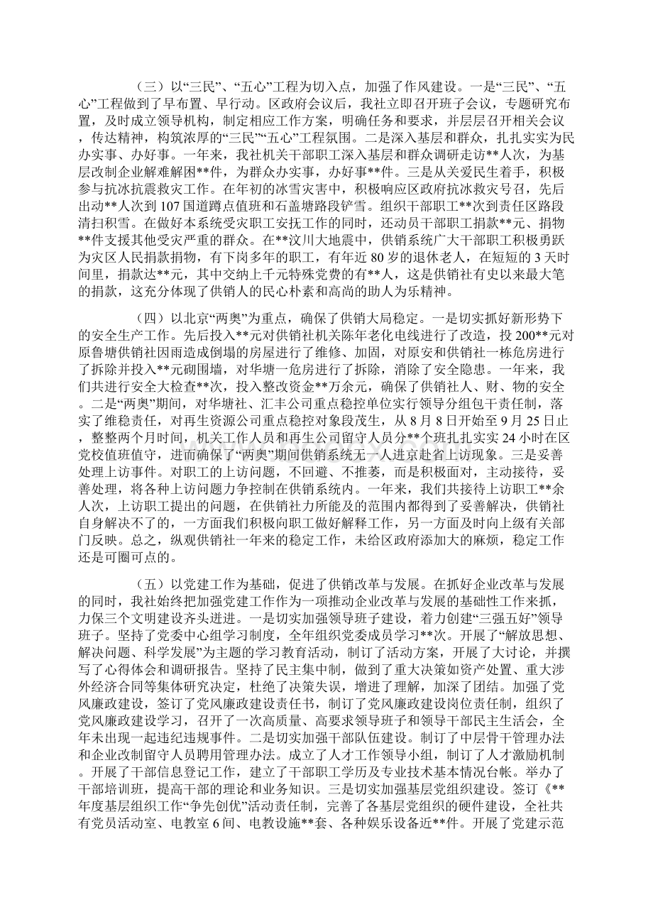 供销社总结及明年意见Word文档下载推荐.docx_第2页