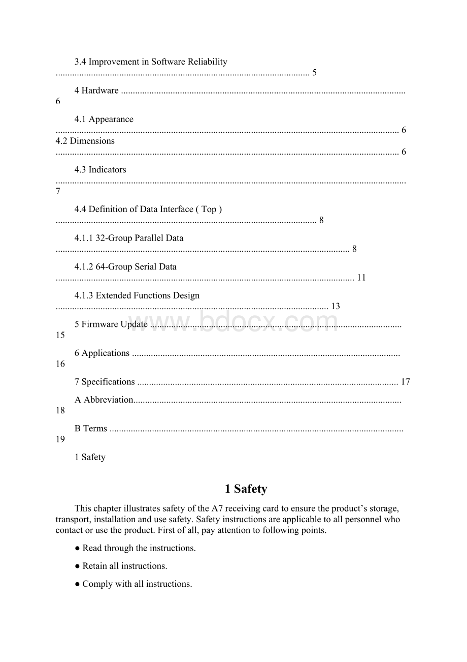 诺瓦科技LED显示屏全彩接收卡A7参数说明书英文版.docx_第3页