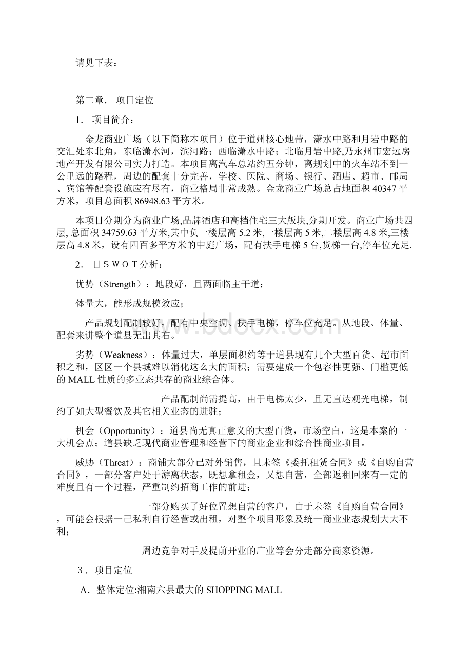 金龙商业广场商业定位规划及运营建议.docx_第3页