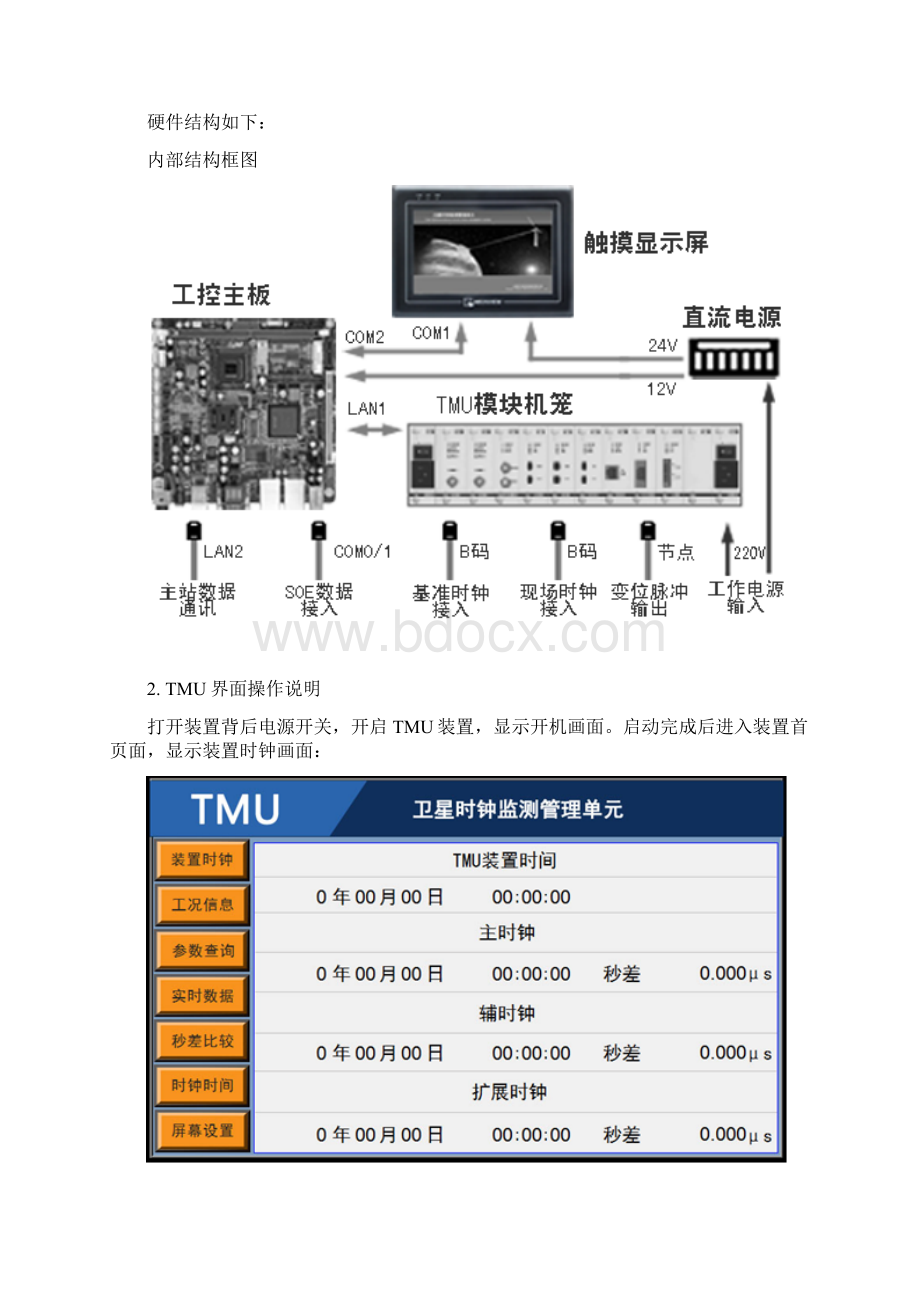 山东迅风电子XJD3000时钟同步监测装置说明书.docx_第2页