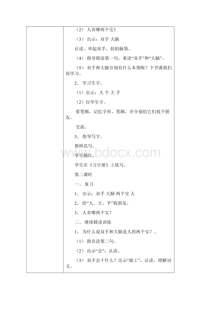 完整打印版苏教版小学一年级语文上册教案全册接近页.docx_第2页