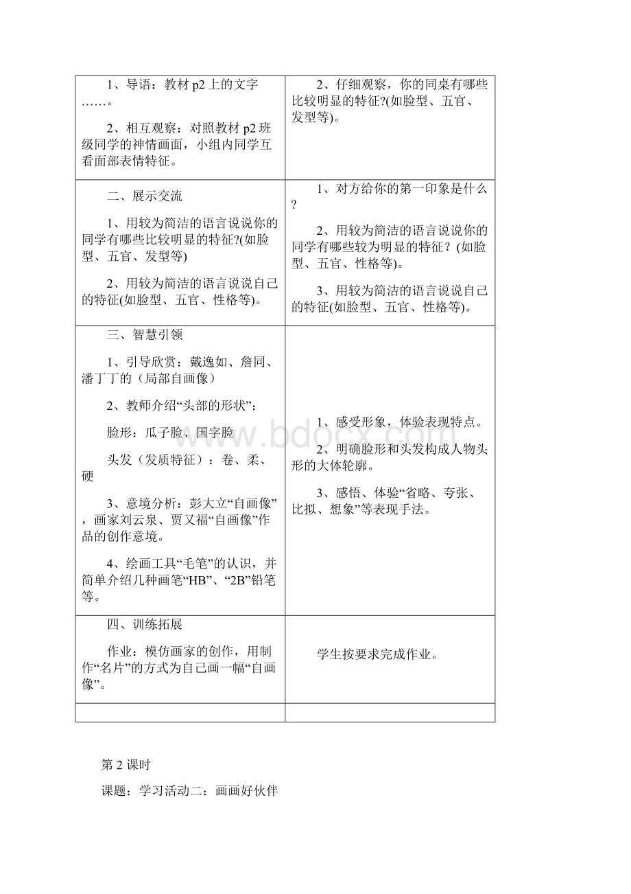 七年级美术上册全册教案.docx_第2页