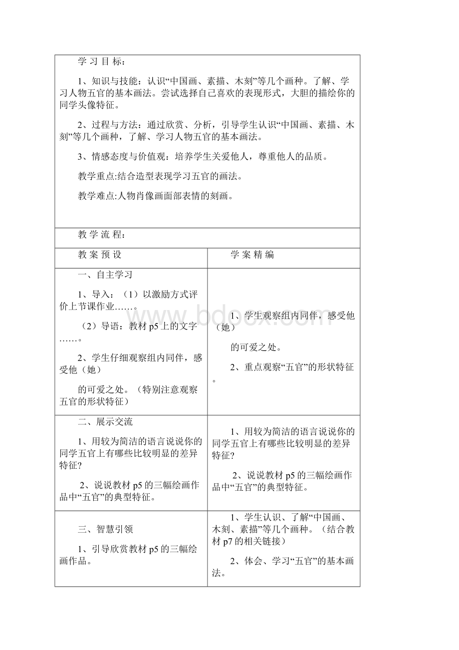 七年级美术上册全册教案.docx_第3页