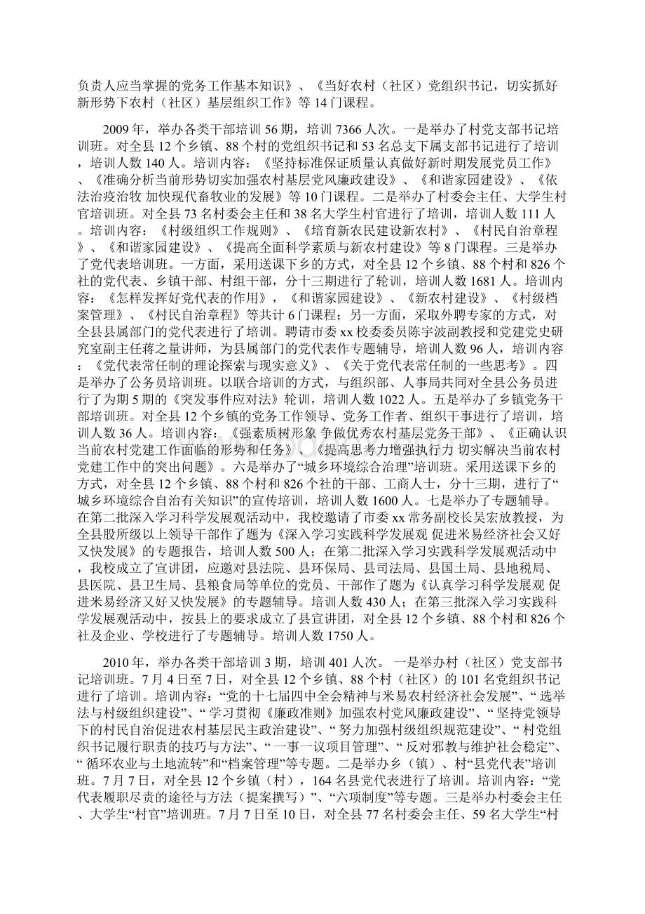 党校十一五总结十二五规划Word文件下载.docx_第2页