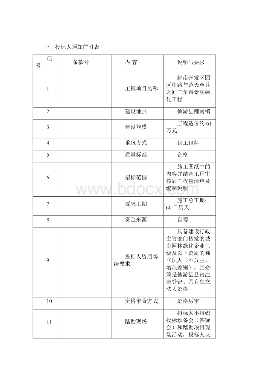 15鲤南开发区园区中路与范氏至尊之间三角带景观绿化工程施工.docx_第2页