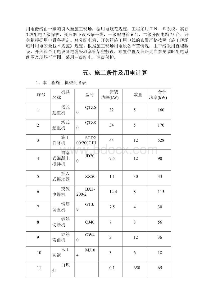 银泰施工现场临时用电方施工组织设计修改1Word文件下载.docx_第3页