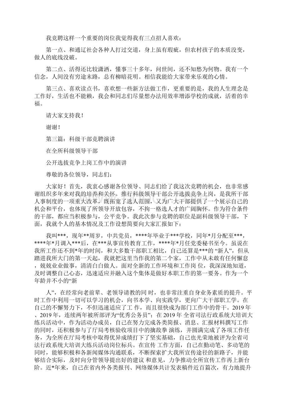 干部竞聘演讲Word文档格式.docx_第3页