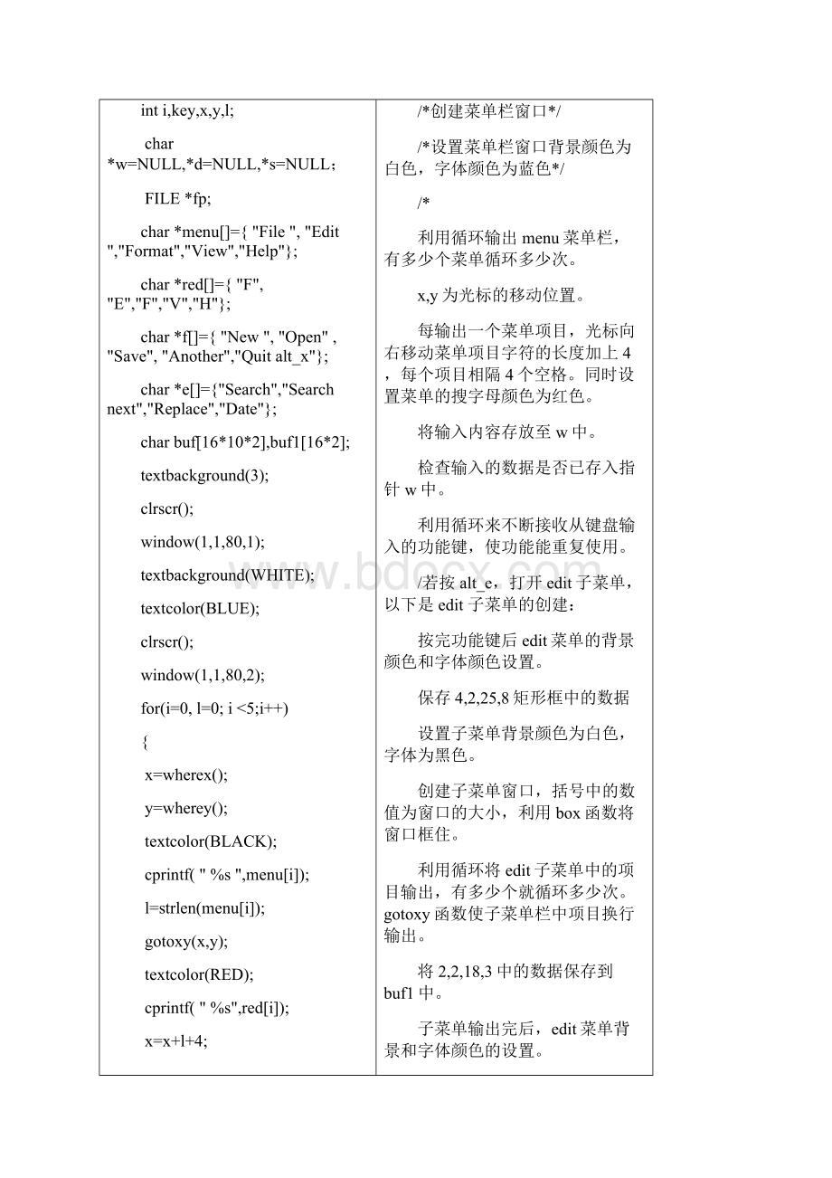 c语言课设实验报告记事本程序含源码.docx_第3页