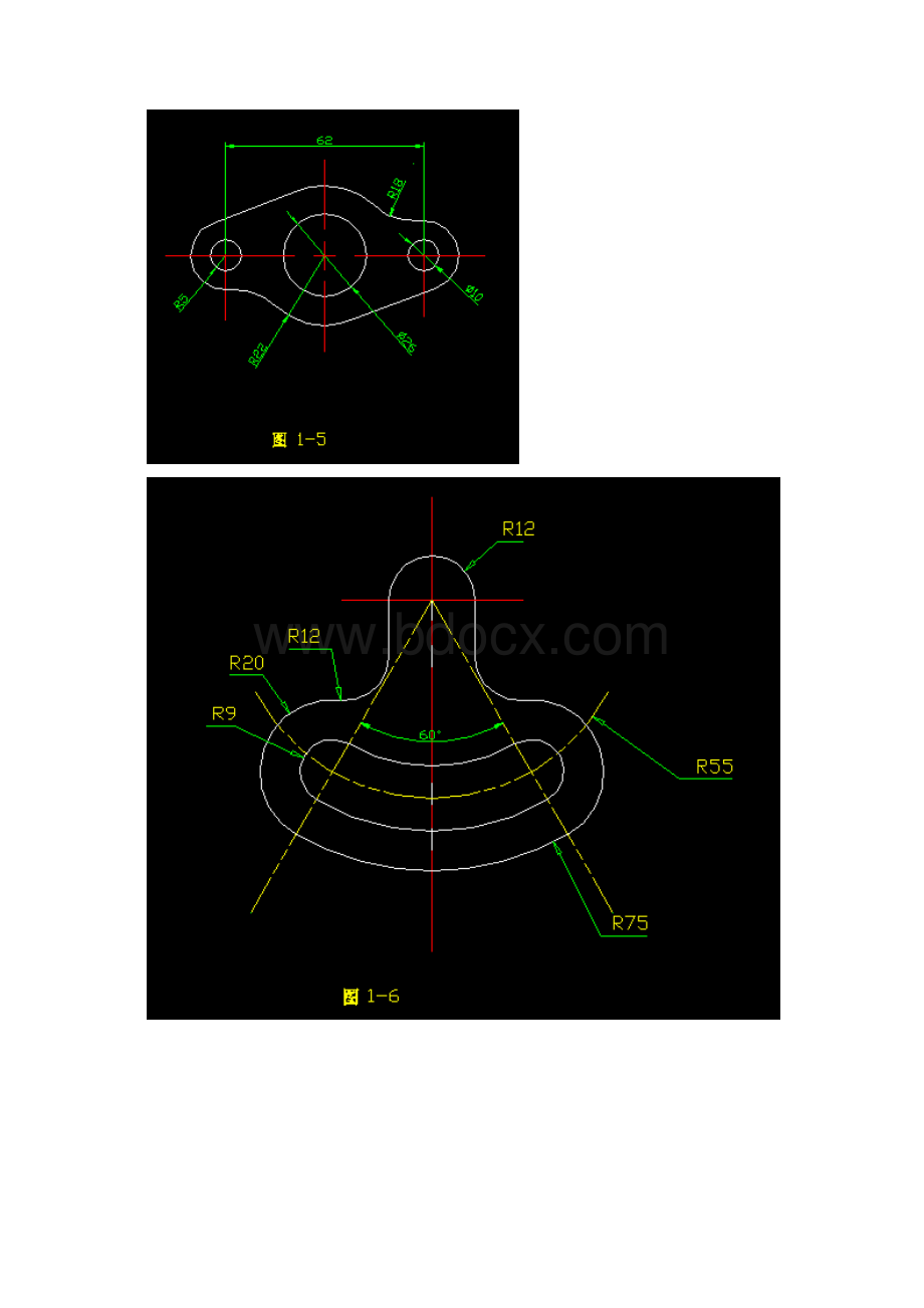 Auto CAD机械制图练习文档格式.docx_第3页